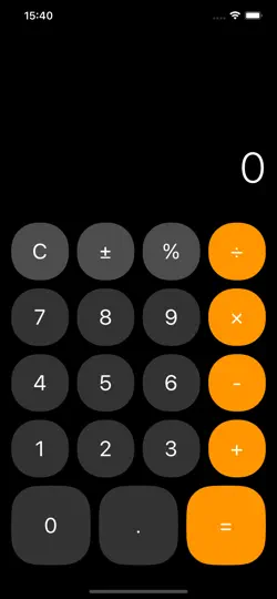Capture d'écran de CalculatorOne+ sur iPhone 1