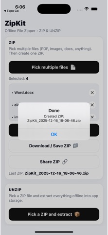 ZipKit: Offline File Zipper Screenshot 3 of 7