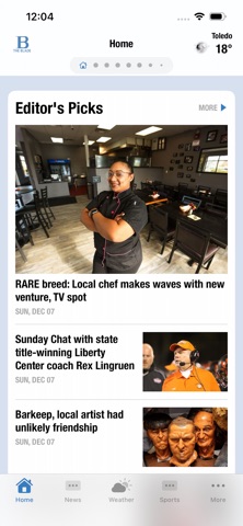 THE BLADE News App app screenshot