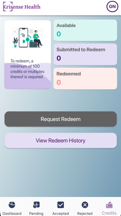 Krisense Health Screenshot