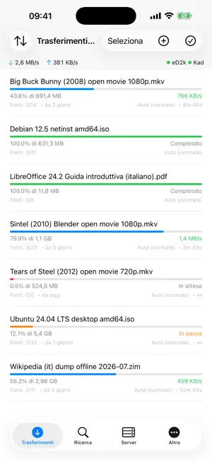 aMule Remote screenshot 2
