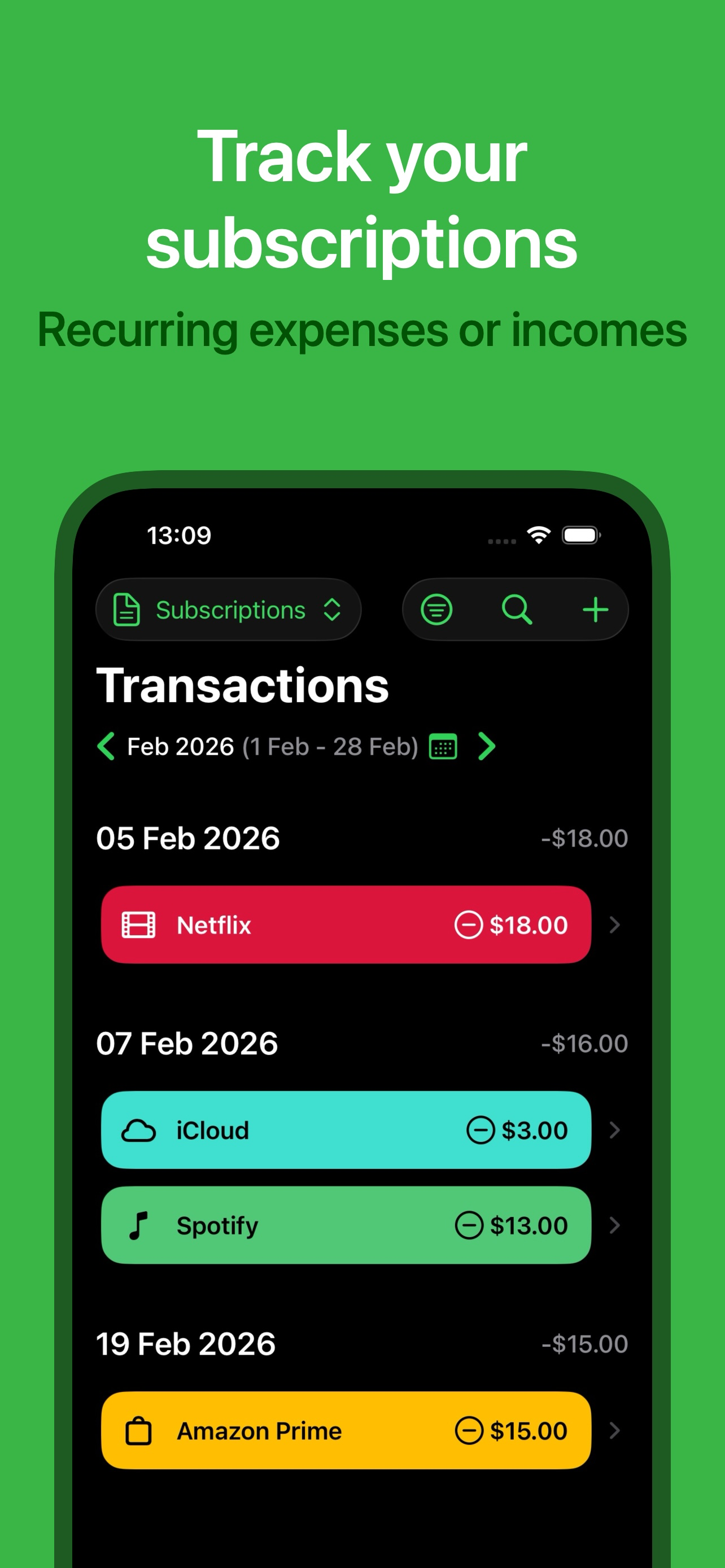 BudgetNotes screenshot 7