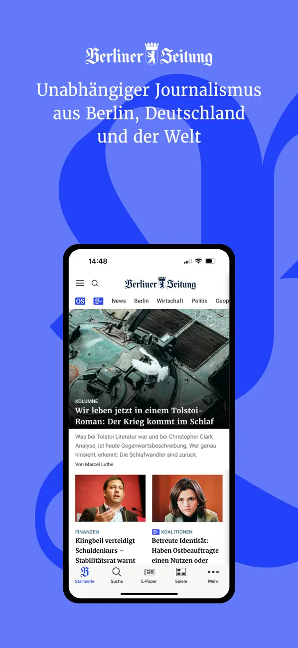 Screenshot #1 pour Berliner Zeitung Nachrichten