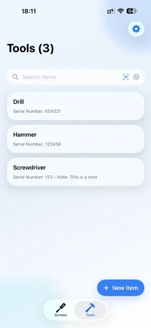 Inventaro screenshot 2