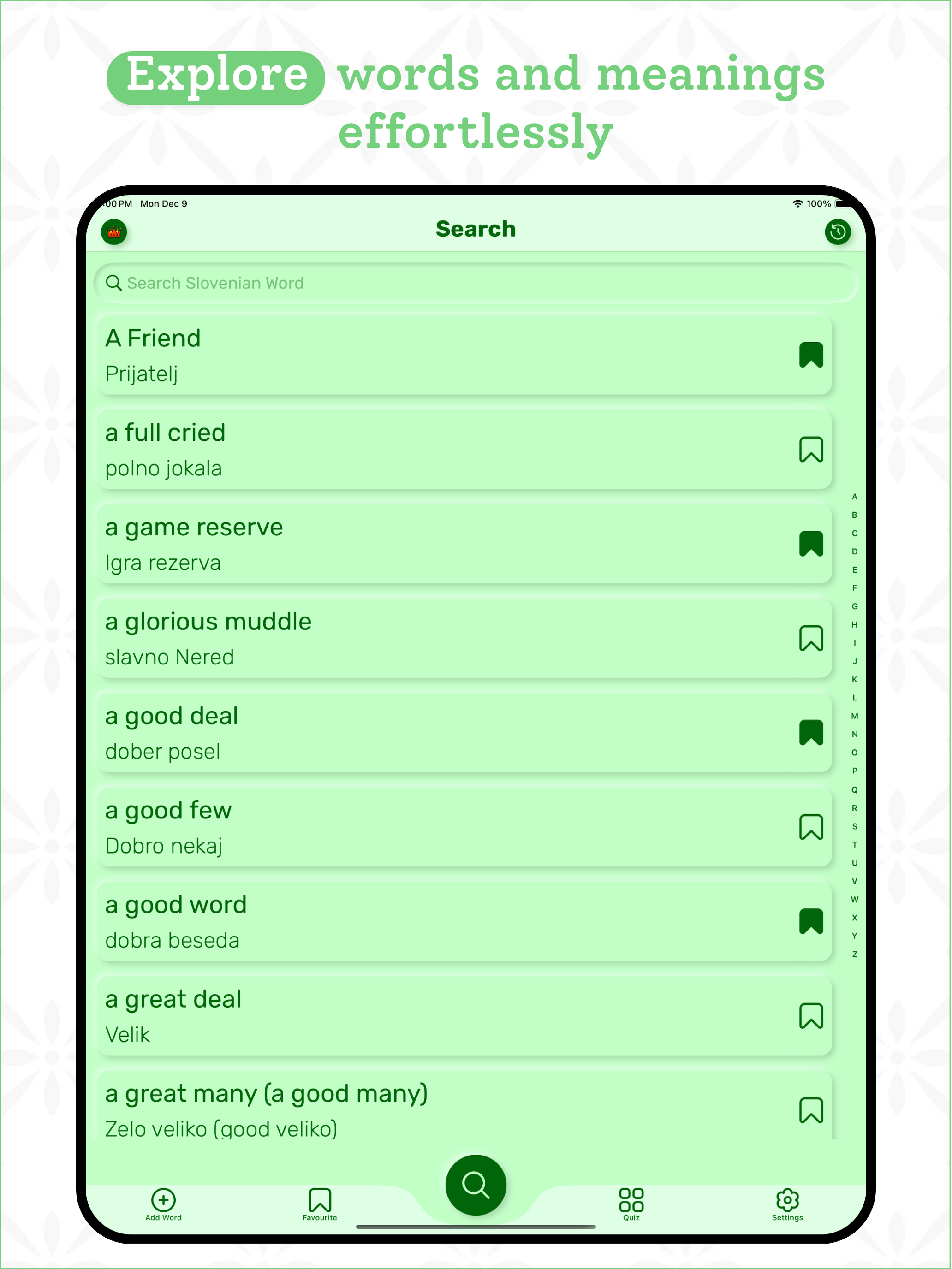 Slovenian Dictionary | Offline screenshot 10