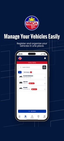 MMDA Vehicle Portal iPhone screenshot 1