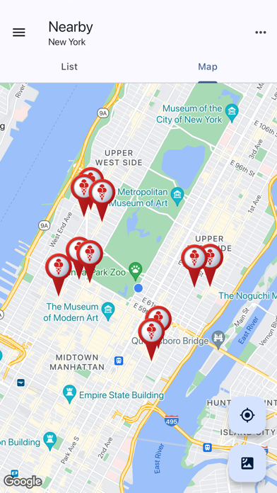 Ice cream parlour Finder Screenshot