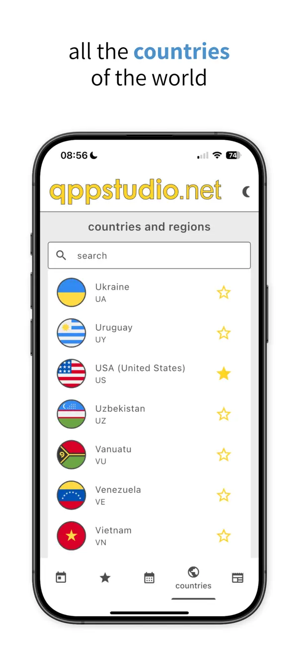 Screenshot #1 pour qppstudio worldwide holidays