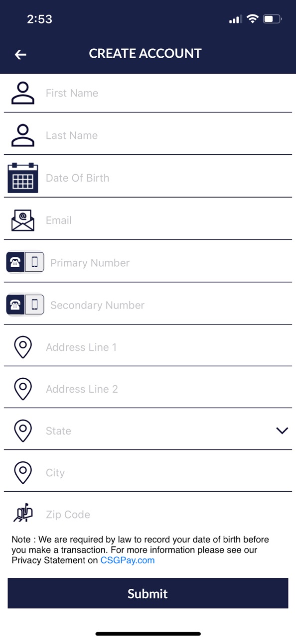 iPhone screenshot