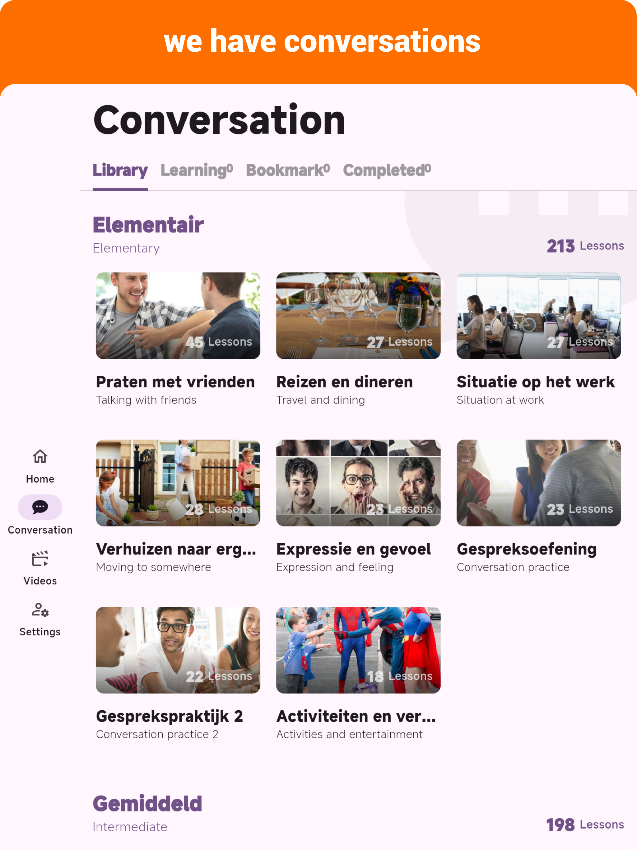 Dutch  - Listening Speaking