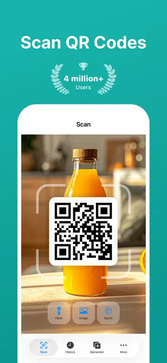 QR Code Scanner · Barcode: Screenshot 1 von 8