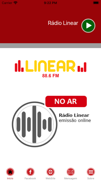 Rádio Linear Screenshot