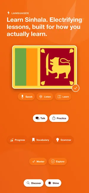 Learn Sinhala - LingoBoost screenshot 1