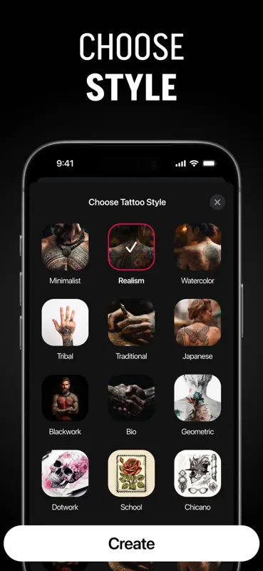 Tattoo AI - Tattoo Design screenshot 7 of 8