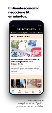 El Economista iPhone screenshot 1
