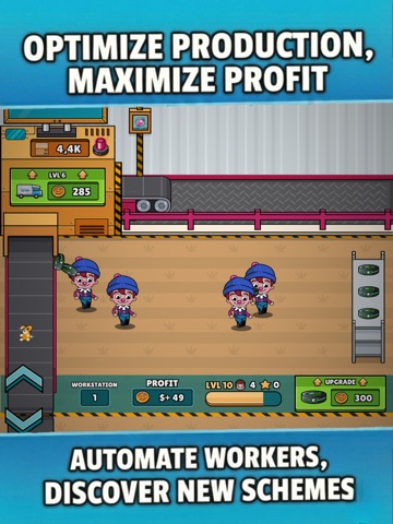 Idle Factory: Profit Tycoon iPad screenshot
