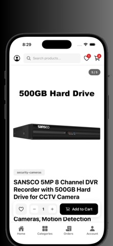 Skydatasol E-Commerce screenshot
