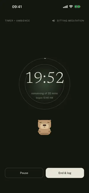 Sati: Meditation Tracker screenshot 1