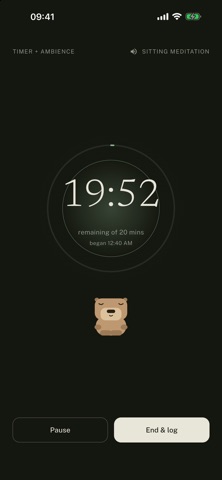 Sati: Meditation Tracker screenshot 1