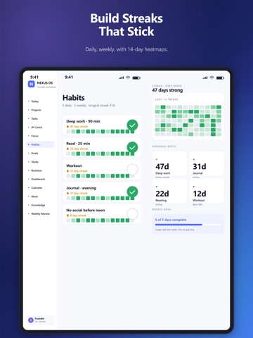 nexusos iPad screenshot