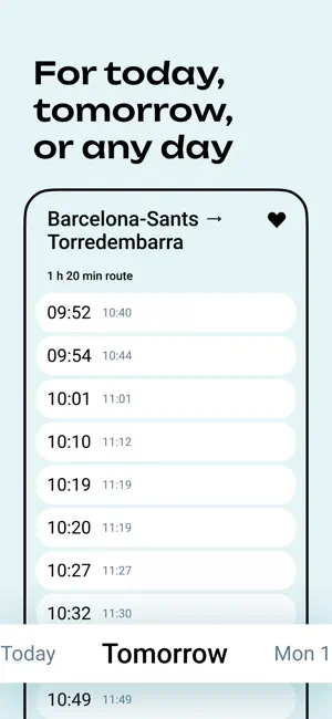 E-Trains: Rodalies Schedule screenshot 4