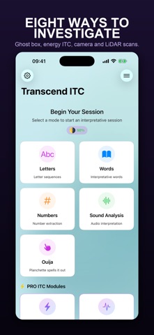 Spirit Box: Transcend ITC iPhone screenshot