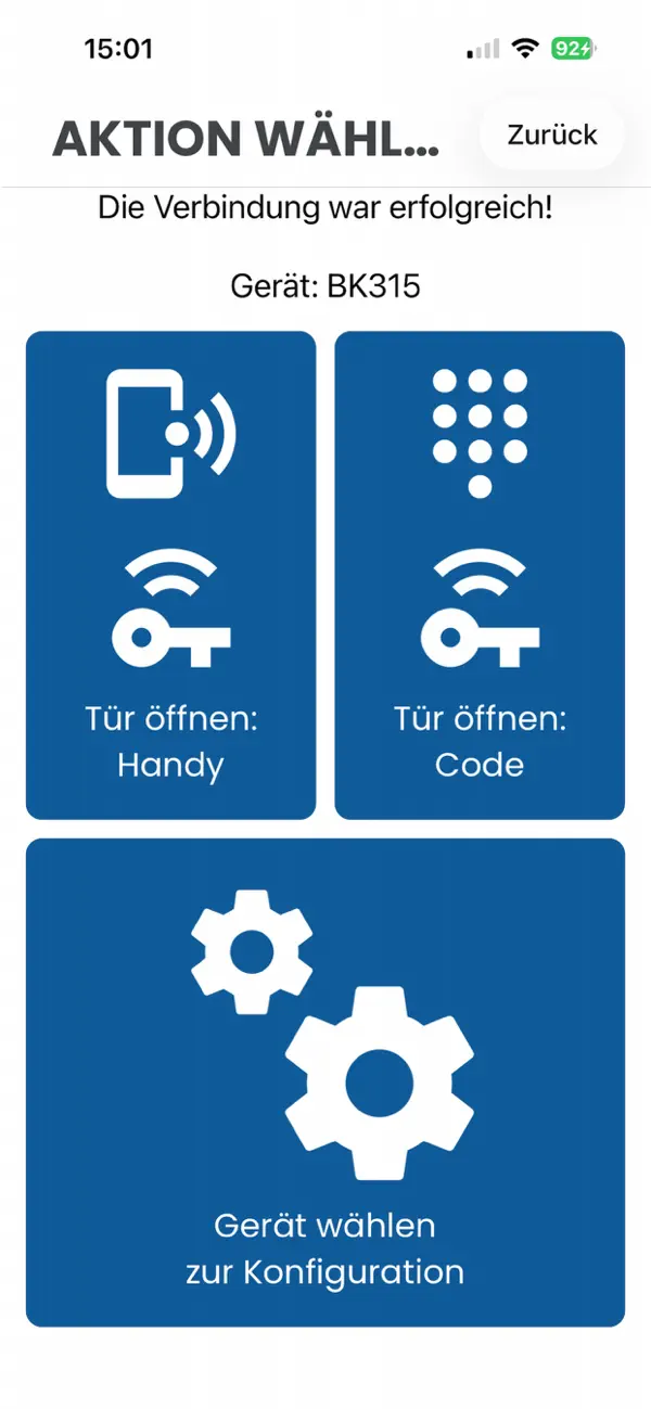 Screenshot #1 pour BioKey Kombi 4-in-1