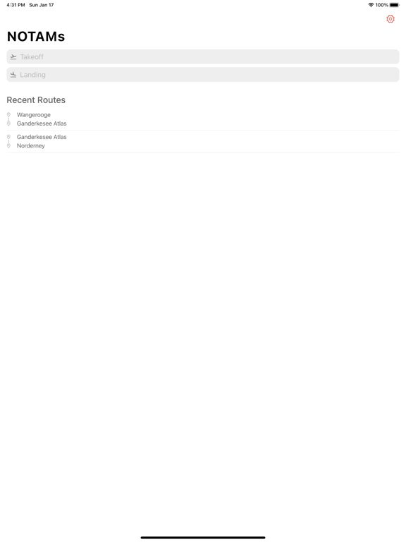 NOTAM Briefing (VFR/IFR) iPad screenshot 5 - Navigation app