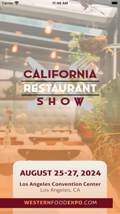 California Restaurant Show Screenshot