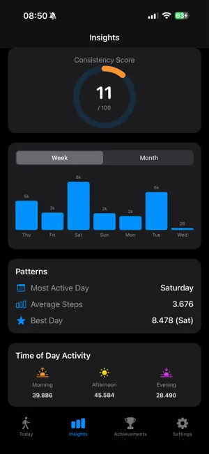 StrideSense: Step Counter screenshot 2