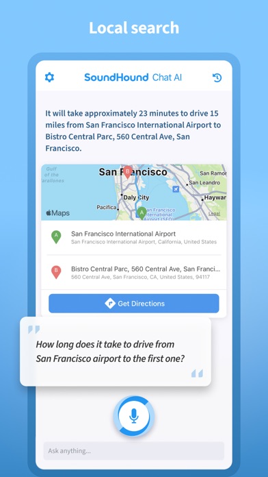 SoundHound Chat AI App Screenshot