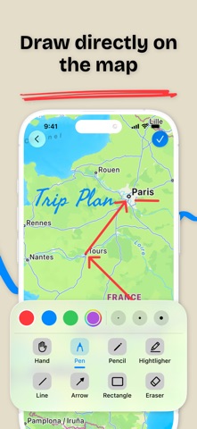 Drawing On Map Screenshot 1 of 3