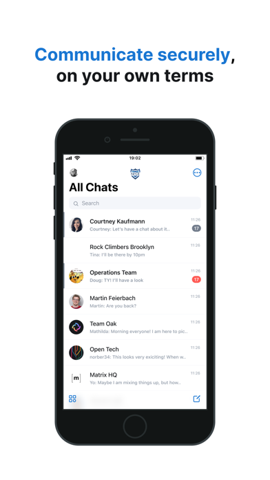 NI²CE Messenger Screenshot