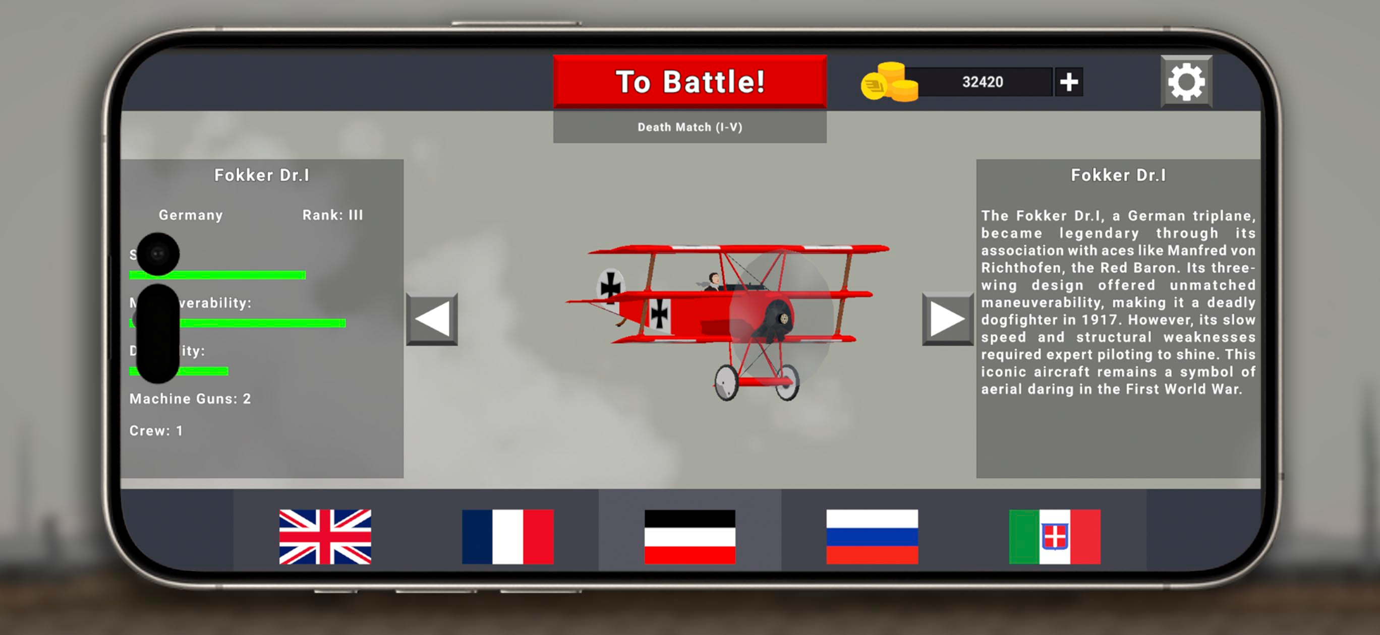 WWI Biplanes: Air Combat screenshot 3