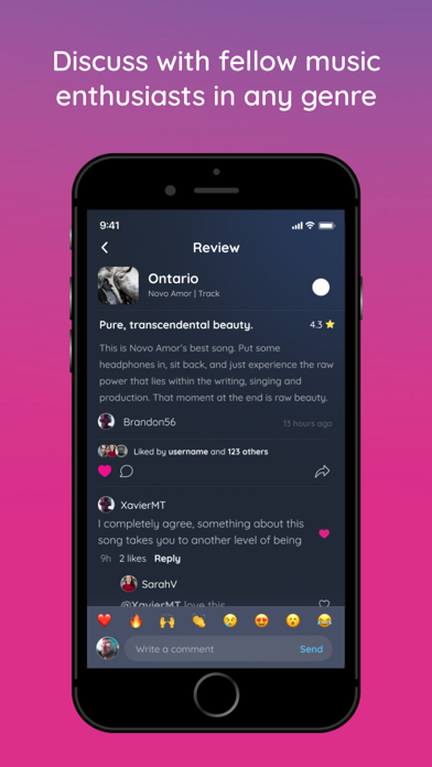 Musotic - Social Music Reviews Screenshot