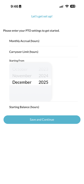 PlayTime: PTO Tracker Screenshot 5 of 5