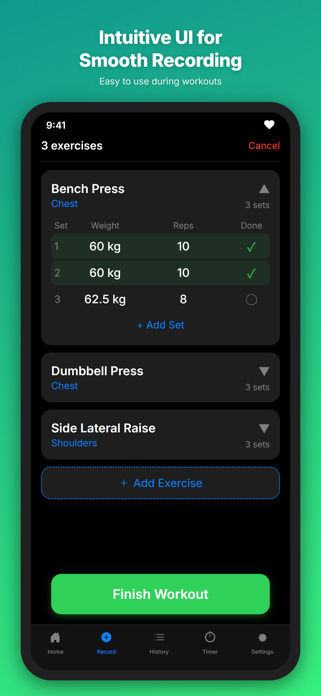 Logift - Workout Tracker Screenshot 4 of 6