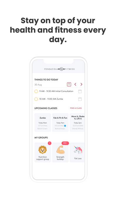 Pensacola Fitness Screenshot