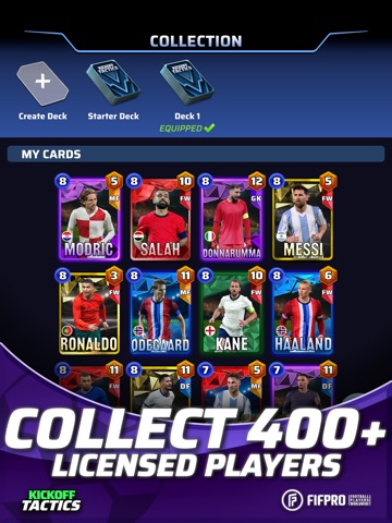 Kickoff Tactics: Football CCG iPad screenshot