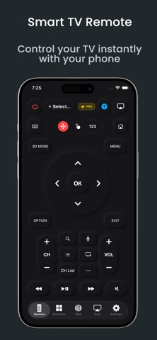 Uni Remote for Smart TV & Cast Screenshot 1 of 5