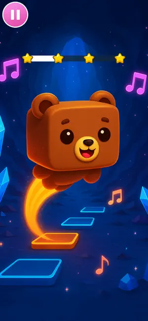 Groove Dash: Hip-Hop Beat Jump screenshot 1