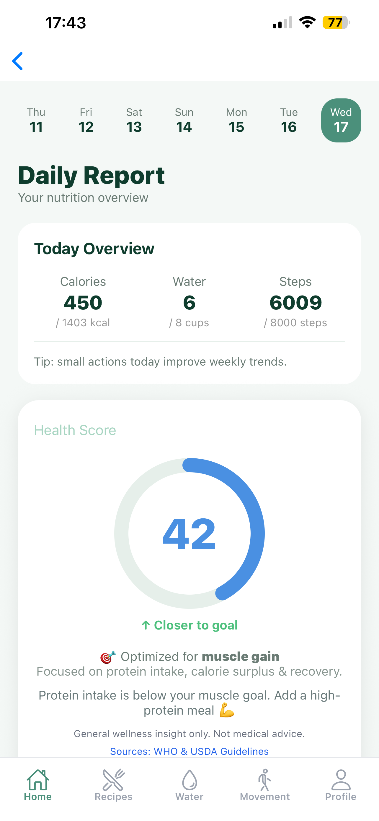 Nutraxis — AI Nutrition Coach screenshot 5
