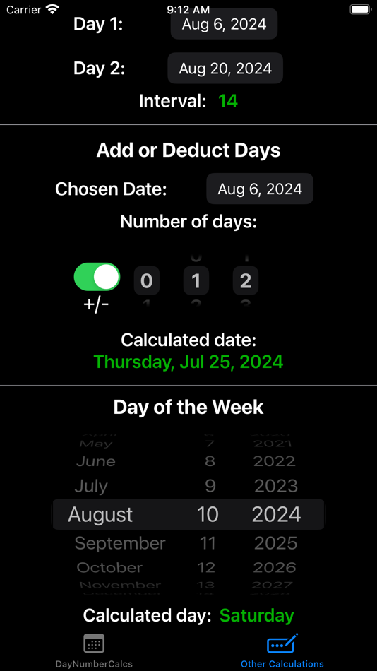 #9. DayNumCalc (iOS) 由: Mayra M Martinez
