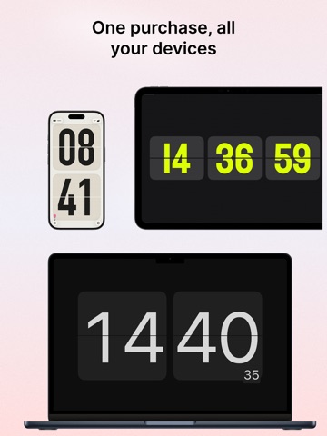 Flip Clock: Alarm & Pomodoro iPad screenshot