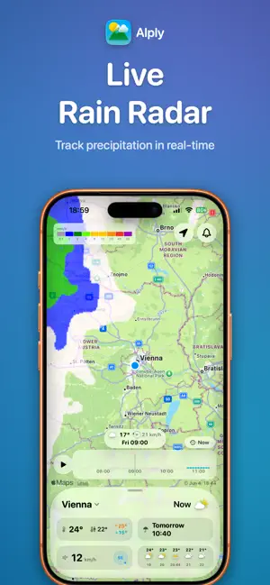 alply: Rain Radar Austria screenshot 1