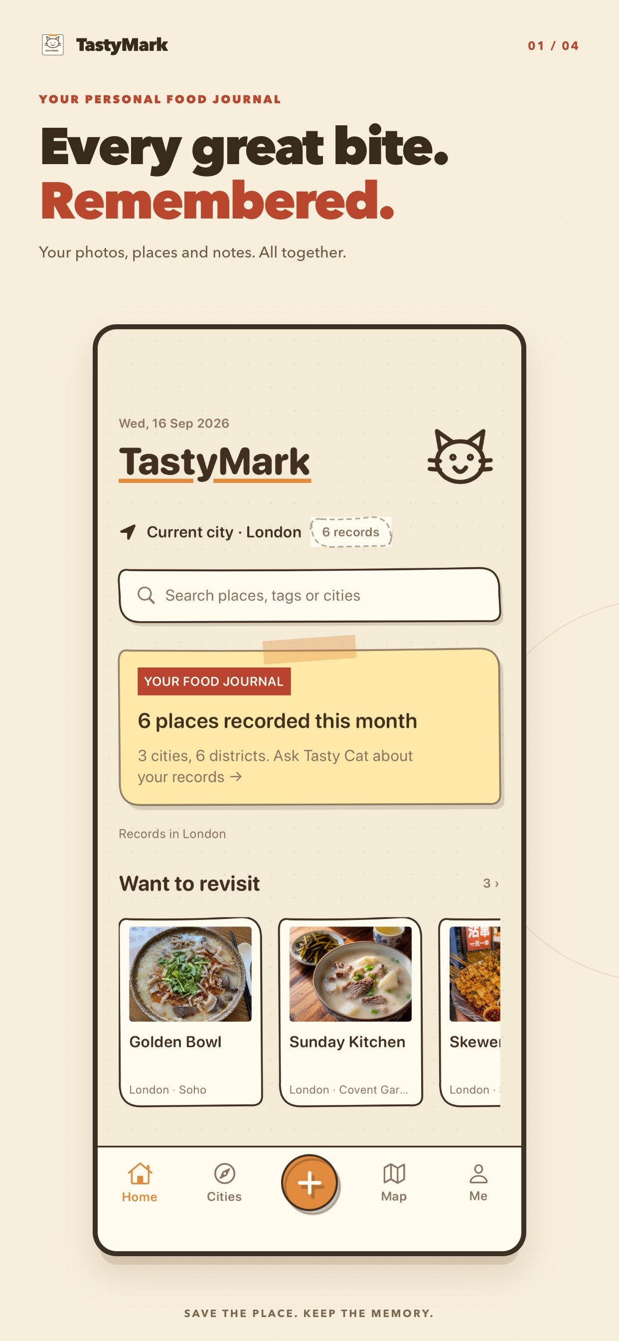 Screenshot 2 of TastyMark: Food Journal