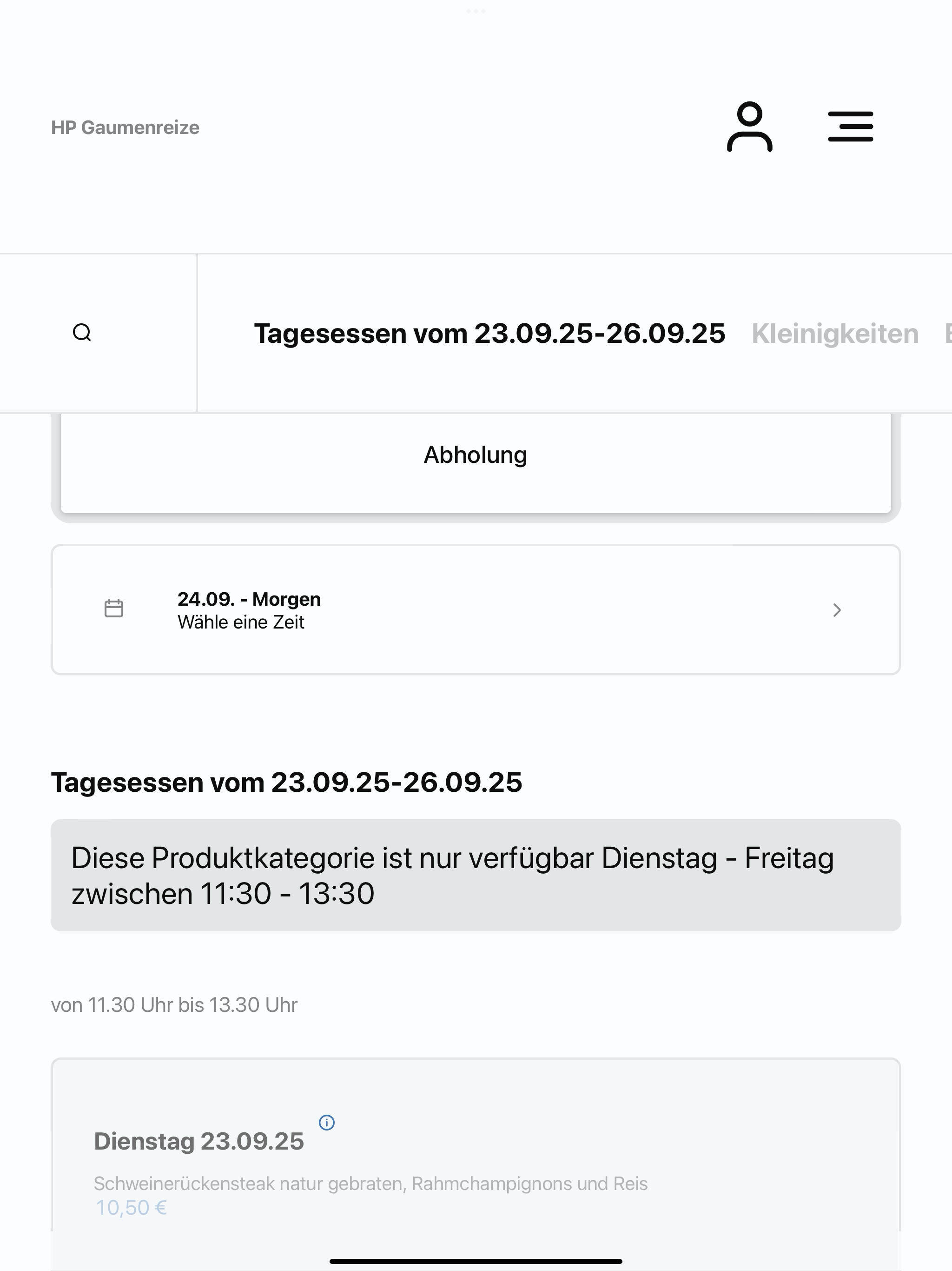 HP Gaumenreize screenshot 7