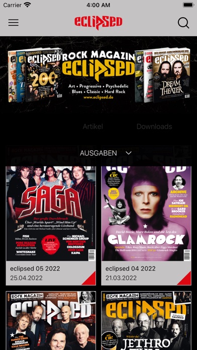 Screenshot #1 pour Rockmagazin eclipsed