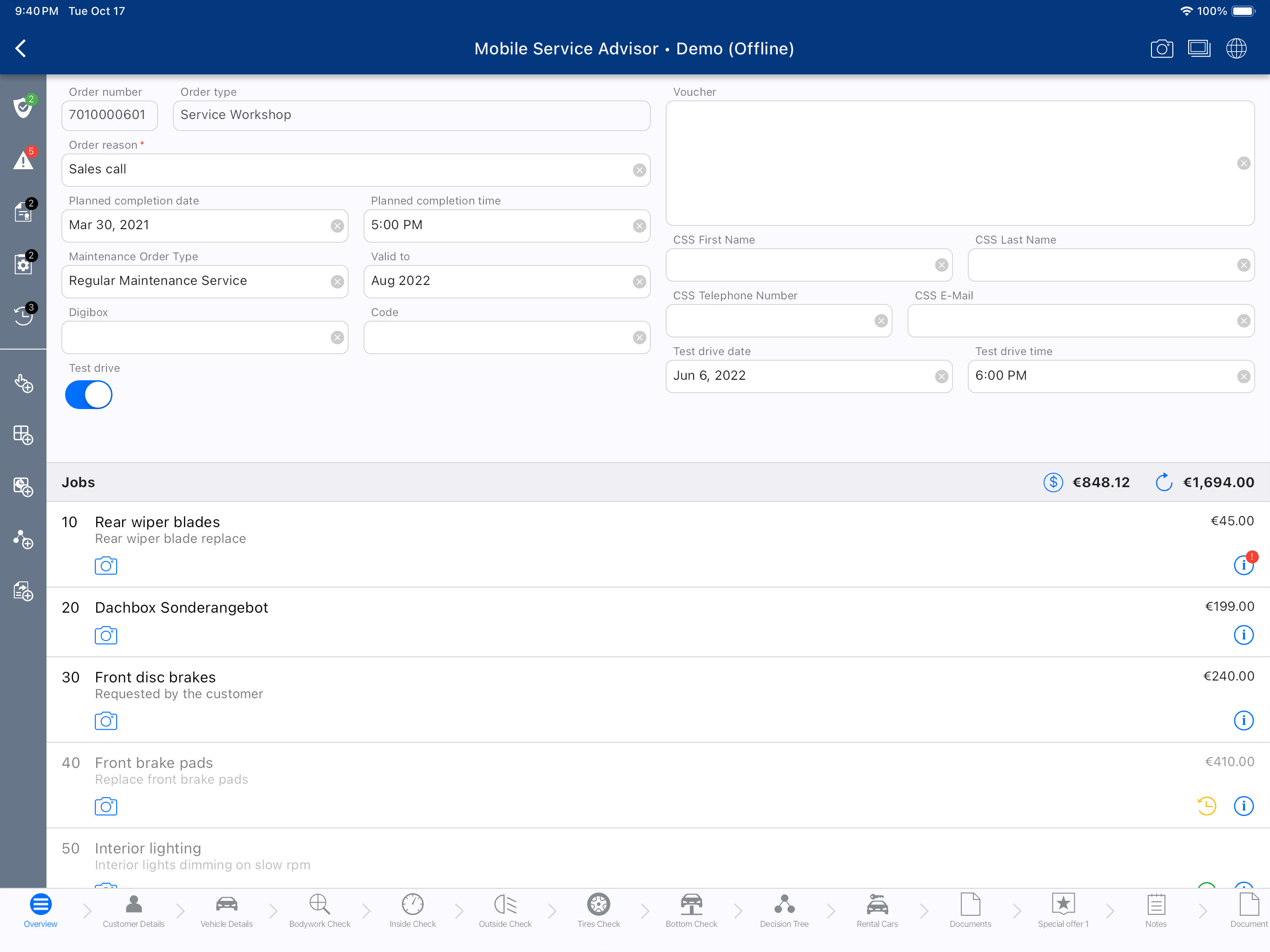 Mobile Service Advisor screenshot 2