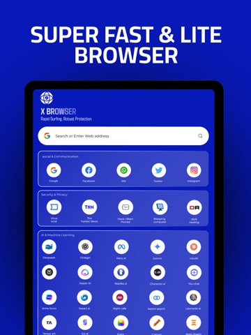 X Browser PRO - Private & Safe iPad screenshot